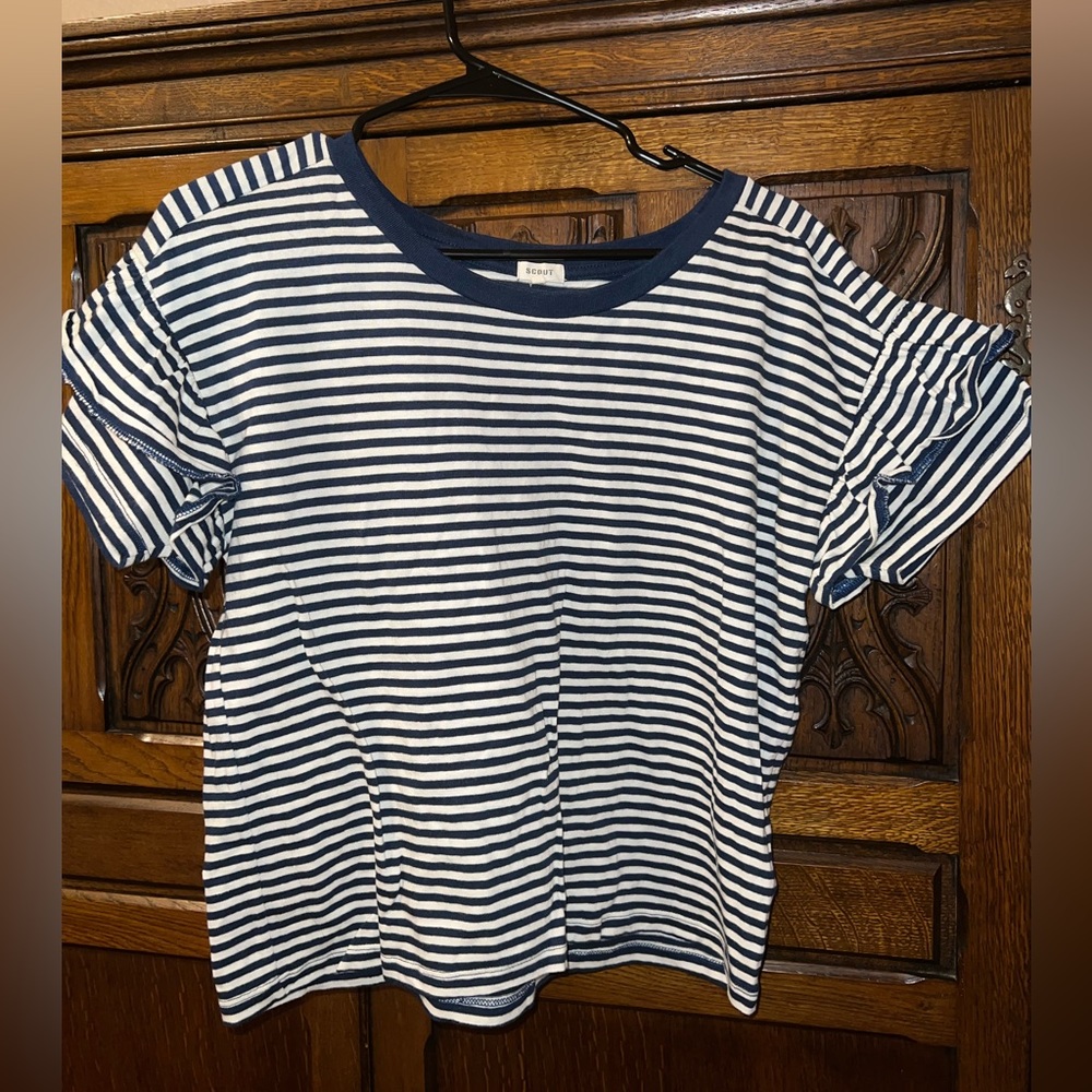Scout Blue striped shirt